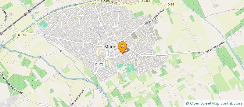 localisation de l'entreprise SCI EVA  MAUGUIO