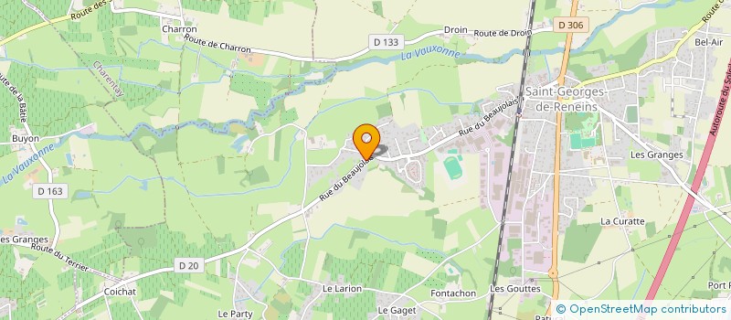 localisation de l'entreprise SCI EVA  SAINT-GEORGES-DE-RENEINS