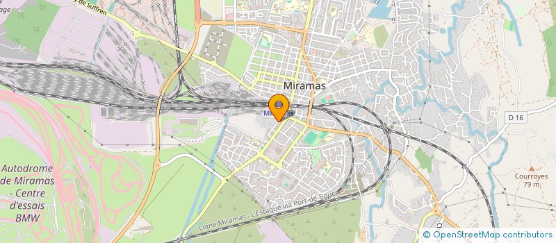 localisation de l'entreprise SCI EVA à MIRAMAS