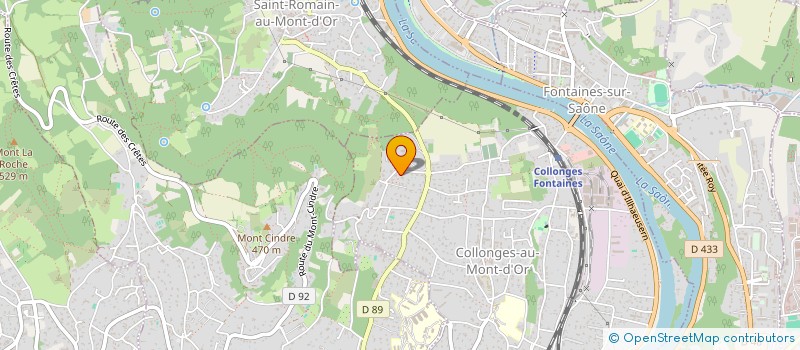 localisation de l'entreprise SCI EVA  COLLONGES-AU-MONT-D'OR