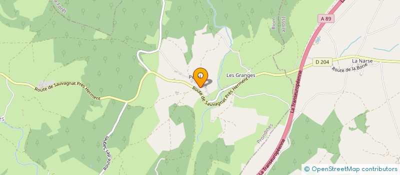 localisation de l'entreprise SCI EVA  PRONDINES