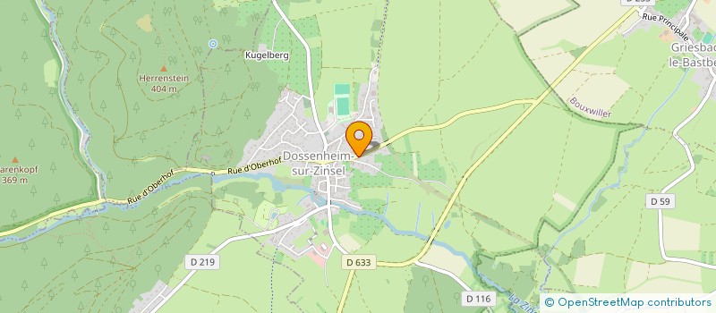 localisation de l'entreprise SCI EVA  DOSSENHEIM-SUR-ZINSEL