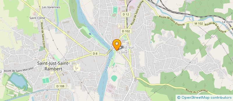 localisation de l'entreprise SCI EVA  SAINT-JUST-SAINT-RAMBERT