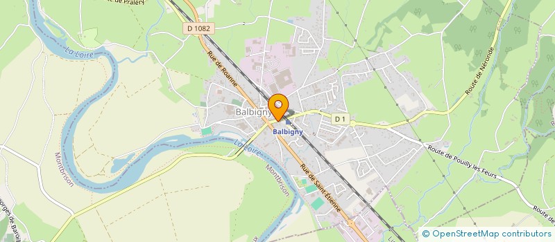 localisation de l'entreprise SCI EVA APOLLINE  BALBIGNY