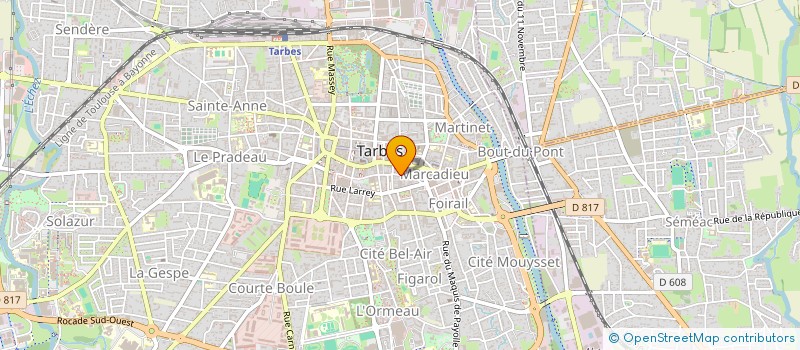 localisation de l'entreprise SCI EVA-ENZO  TARBES