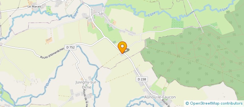 localisation de l'entreprise SCI EVA FNY à JUVIGNY-SUR-ORNE