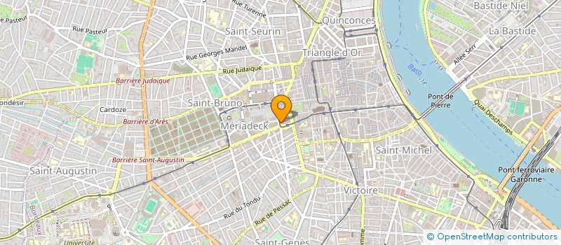 localisation de l'entreprise SCI EVA LAFFONT  BORDEAUX