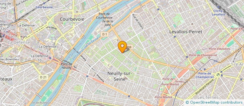 localisation de l'entreprise SCI EVA SAINT MICHEL à NEUILLY-SUR-SEINE