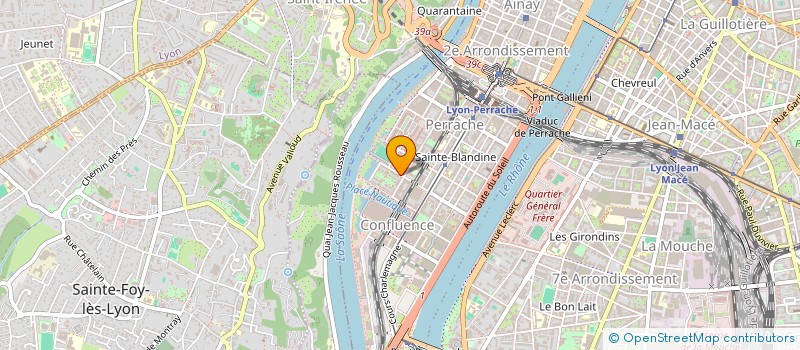 localisation de l'entreprise SCI EVACHRIS  LYON