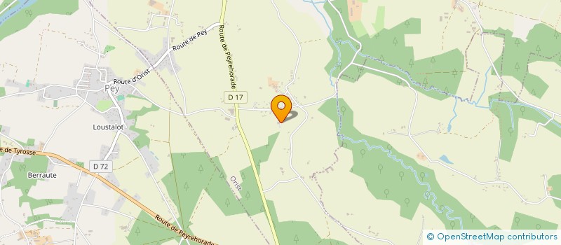 localisation de l'entreprise SCI EVACLO  ORIST