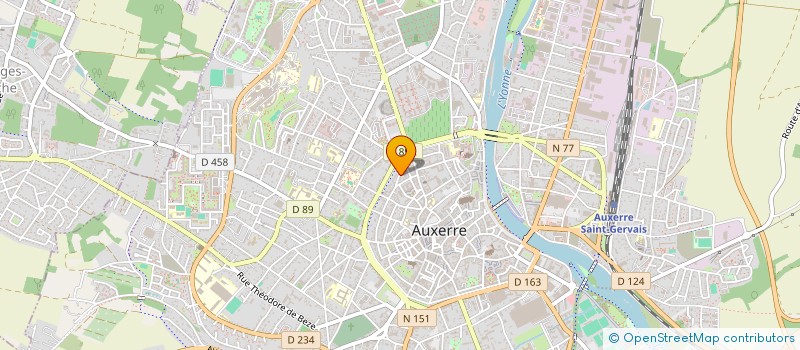 localisation de l'entreprise SCI EVAFIL à AUXERRE