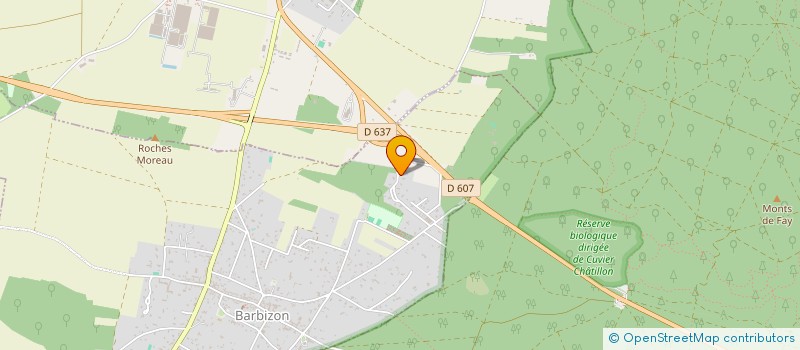localisation de l'entreprise SCI EVAIN à BARBIZON