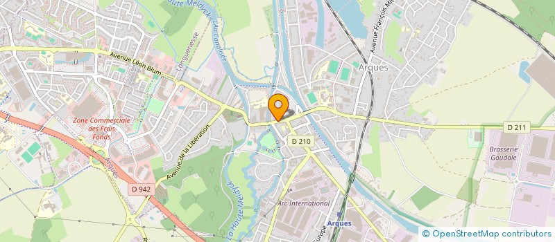 localisation de l'entreprise SCI EVAL IMMO  ARQUES