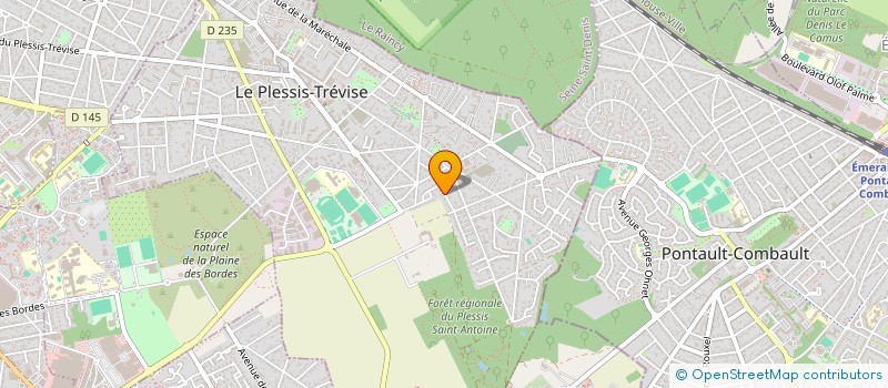 localisation de l'entreprise SCI EVALEA à LE PLESSIS-TREVISE