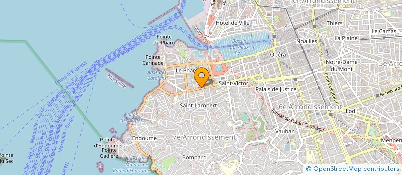 localisation de l'entreprise SCI EVALED à MARSEILLE