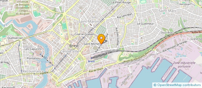 localisation de l'entreprise SCI EVALENTIN à BREST
