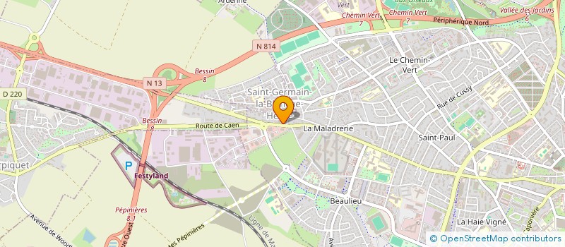 localisation de l'entreprise SCI EVALEO  CAEN
