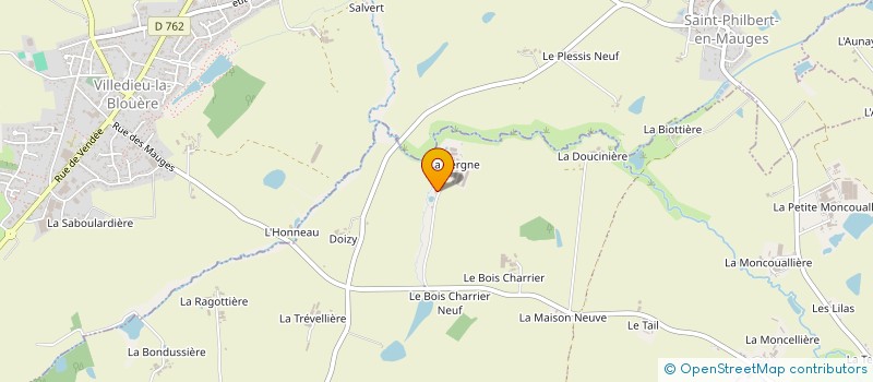 localisation de l'entreprise SCI EVALEONI  BEAUPREAU-EN-MAUGES