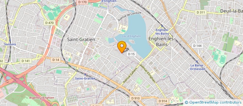 localisation de l'entreprise SCI EVALIS  SAINT-LEU-LA-FORET