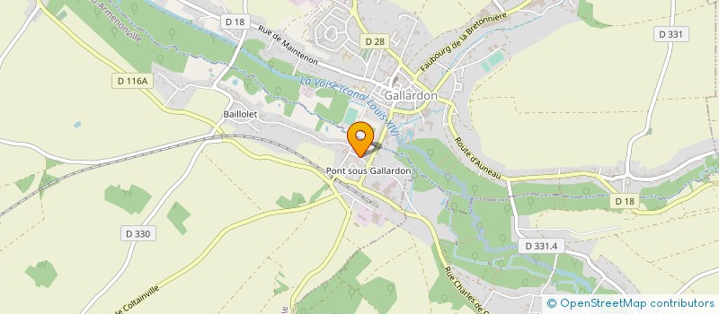 localisation de l'entreprise SCI EVAM à BAILLEAU-ARMENONVILLE