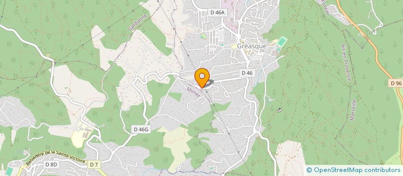 localisation de l'entreprise SCI EVAMARCUS  GREASQUE