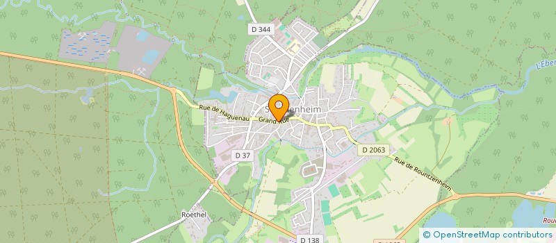 localisation de l'entreprise SCI EVAN  SOUFFLENHEIM