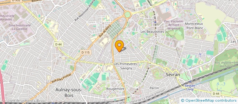 localisation de l'entreprise SCI EVAN à SEVRAN