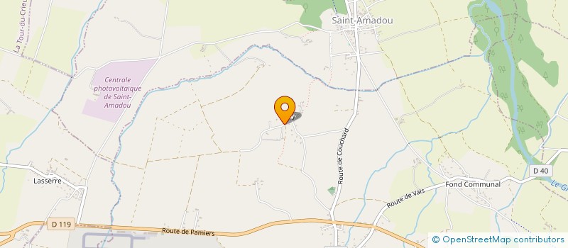 localisation de l'entreprise SCI EVAN à LES PUJOLS