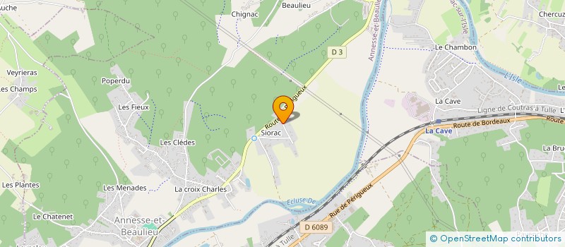 localisation de l'entreprise SCI EVAN  ANNESSE-ET-BEAULIEU