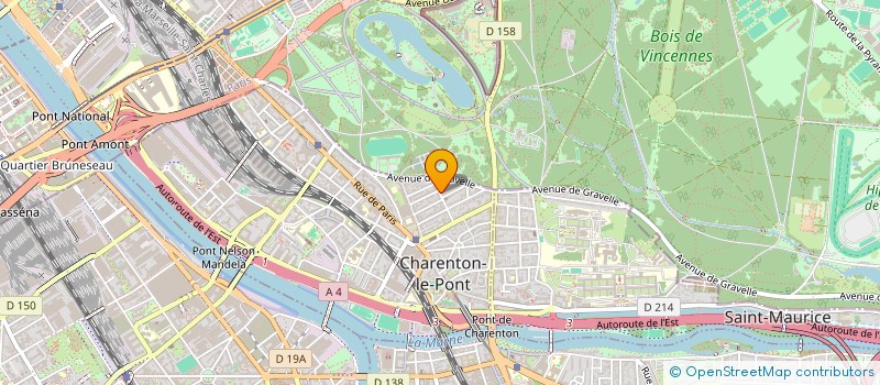 localisation de l'entreprise SCI EVANAT  CHARENTON-LE-PONT