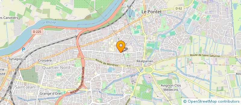 localisation de l'entreprise SCI EVANCIA  LE PONTET