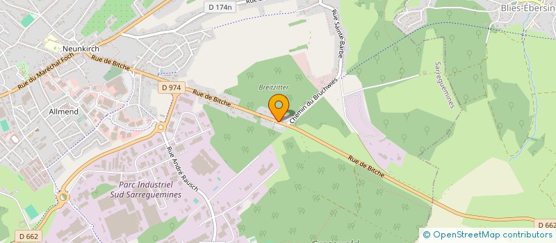 localisation de l'entreprise SCI EVANESCENCE à SARREGUEMINES