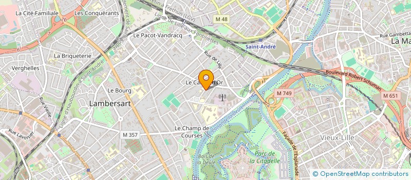 localisation de l'entreprise SCI EVANIE à LAMBERSART