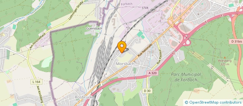 localisation de l'entreprise SCI EVANINA à MORSBACH