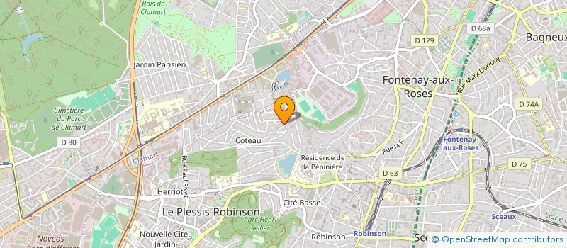 localisation de l'entreprise SCI EVANNA à LE PLESSIS-ROBINSON