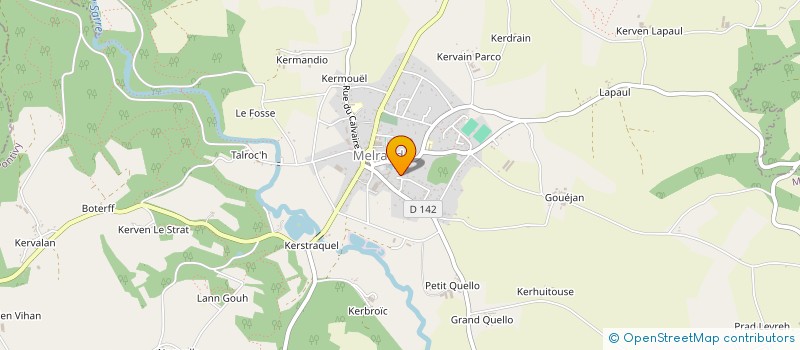 localisation de l'entreprise SCI EVANNO  PLUMELIAU-BIEUZY