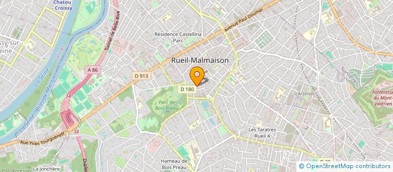 localisation de l'entreprise SCI EVAO à RUEIL-MALMAISON