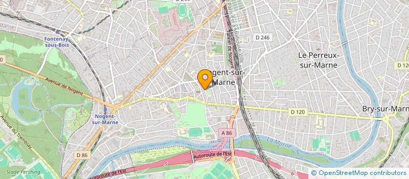localisation de l'entreprise SCI EVARON  NOGENT-SUR-MARNE