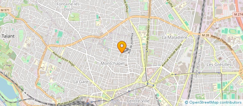 localisation de l'entreprise SCI EVASION à DIJON