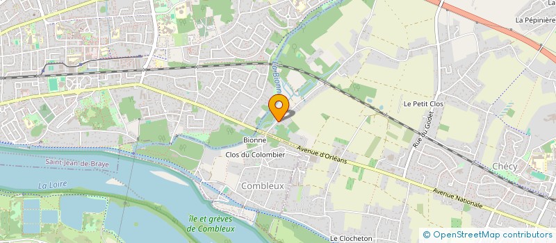 localisation de l'entreprise SCI EVASION  CHECY