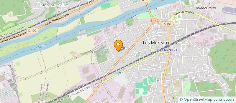 localisation de l'entreprise SCI EVASION à LES MUREAUX
