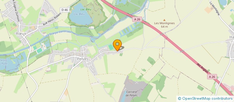 localisation de l'entreprise SCI EVASION  PELVES