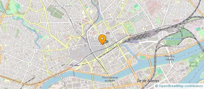 localisation de l'entreprise SCI EVASION à NANTES