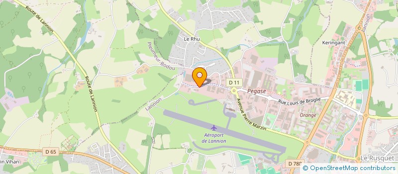 localisation de l'entreprise SCI EVASION  LANNION