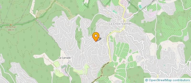 localisation de l'entreprise SCI EVASION SUD  LA CROIX-VALMER