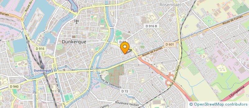 localisation de l'entreprise SCI EVASS à DUNKERQUE