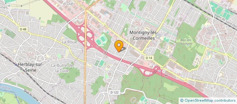 localisation de l'entreprise SCI EVATHAN  MONTIGNY-LES-CORMEILLES