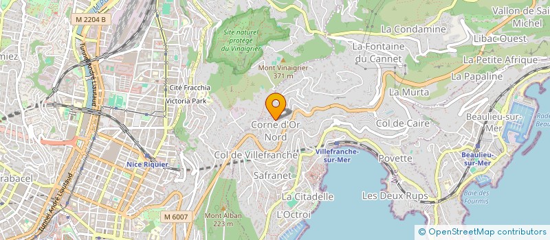localisation de l'entreprise SCI EVAXELLE à VILLEFRANCHE-SUR-MER