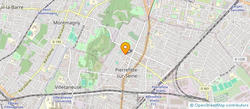 localisation de l'entreprise SCI EVE à PIERREFITTE-SUR-SEINE