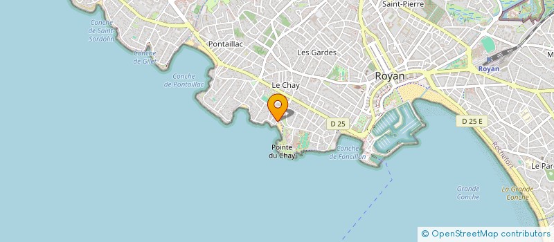 localisation de l'entreprise SCI EVE  ROYAN